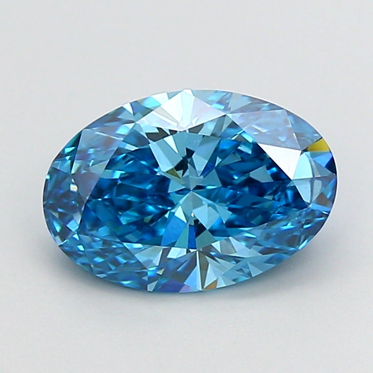 2.00 Carat Oval Shaped, Ideal Cut, VS1 Clarity, IGI Certified Lab Grown Diamond