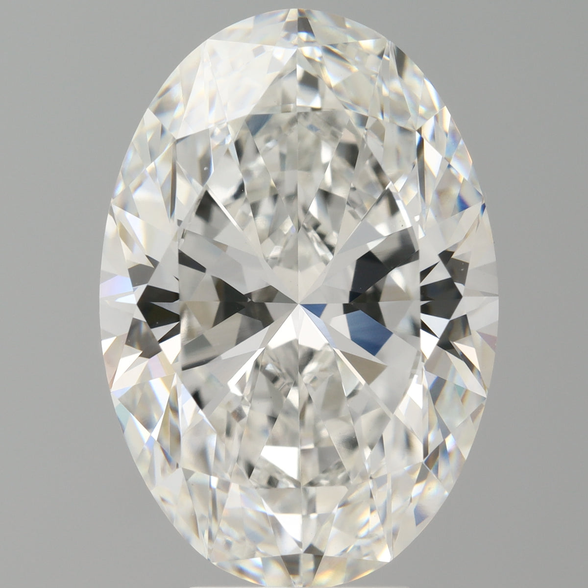 7.02 Carat Oval Shaped, Ideal Cut, F Color, VVS2 Clarity, IGI Certified Lab Grown Diamond