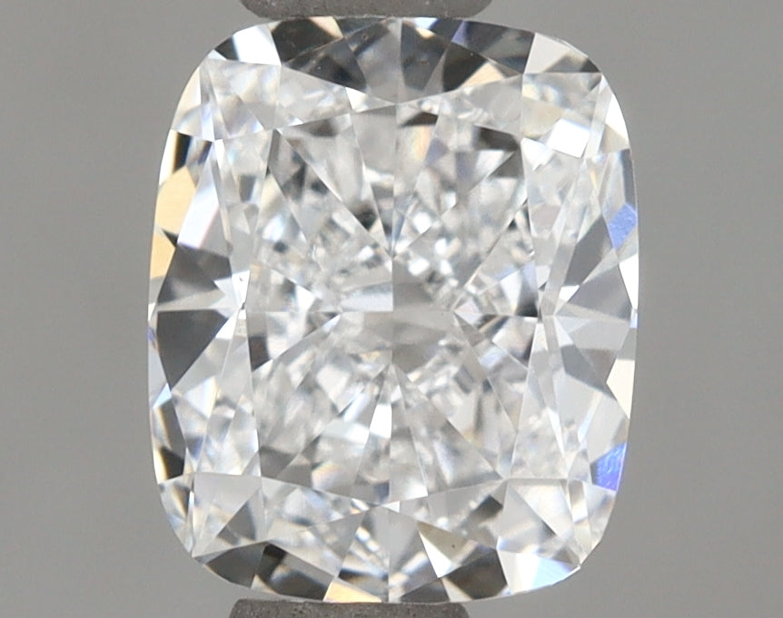 1.05 Carat Cushion Shaped, Ideal Cut, D Color, VVS2 Clarity, IGI Certified Lab Grown Diamond