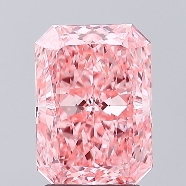 2.37 Carat Radiant Shaped, Ideal Cut, VVS2 Clarity, IGI Certified Lab Grown Diamond