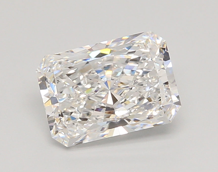 2.04 Carat Radiant Shaped, Ideal Cut, D Color, VVS2 Clarity, IGI Certified Lab Grown Diamond