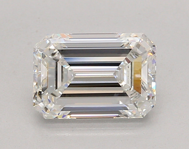 2.06 Carat Emerald Shaped, Ideal Cut, E Color, VVS1 Clarity, IGI Certified Lab Grown Diamond