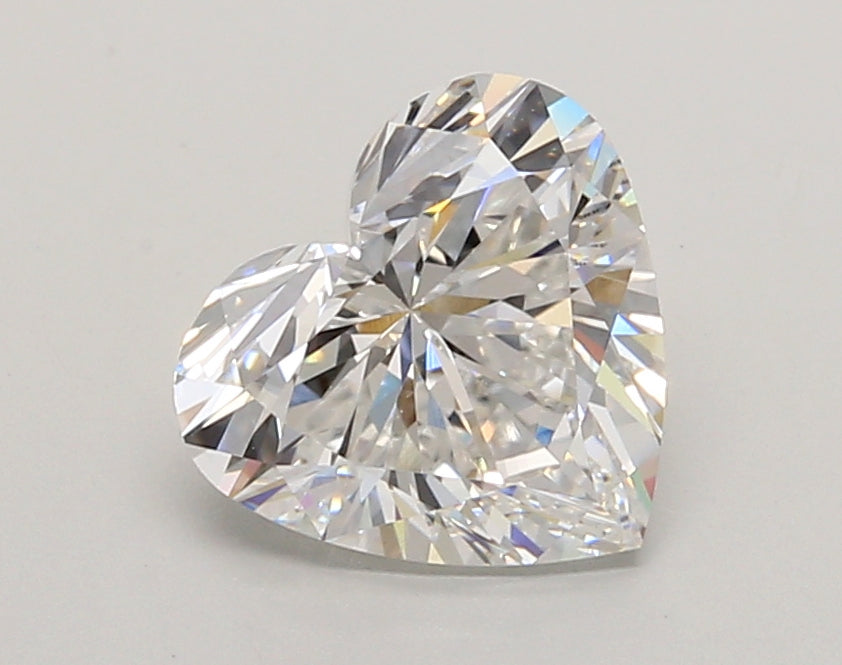 2.06 Carat Heart Shaped, Excellent Cut, E Color, VVS1 Clarity, IGI Certified Lab Grown Diamond