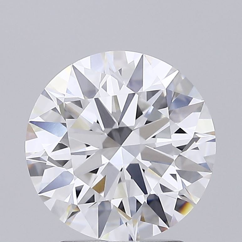 2.66 Carat Round Shaped, Ideal Cut, E Color, VVS2 Clarity, IGI Certified Lab Grown Diamond