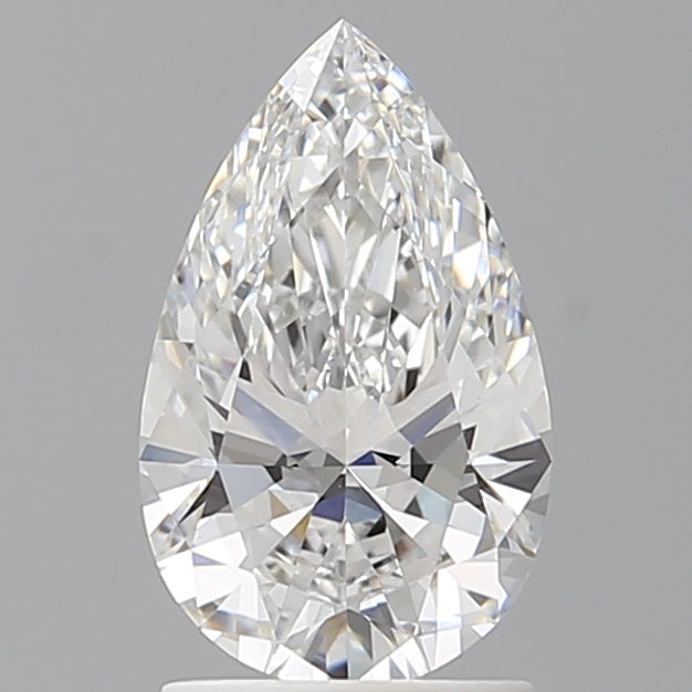 1.60 Carat Pear Shaped, Ideal Cut, E Color, VVS2 Clarity, IGI Certified Lab Grown Diamond