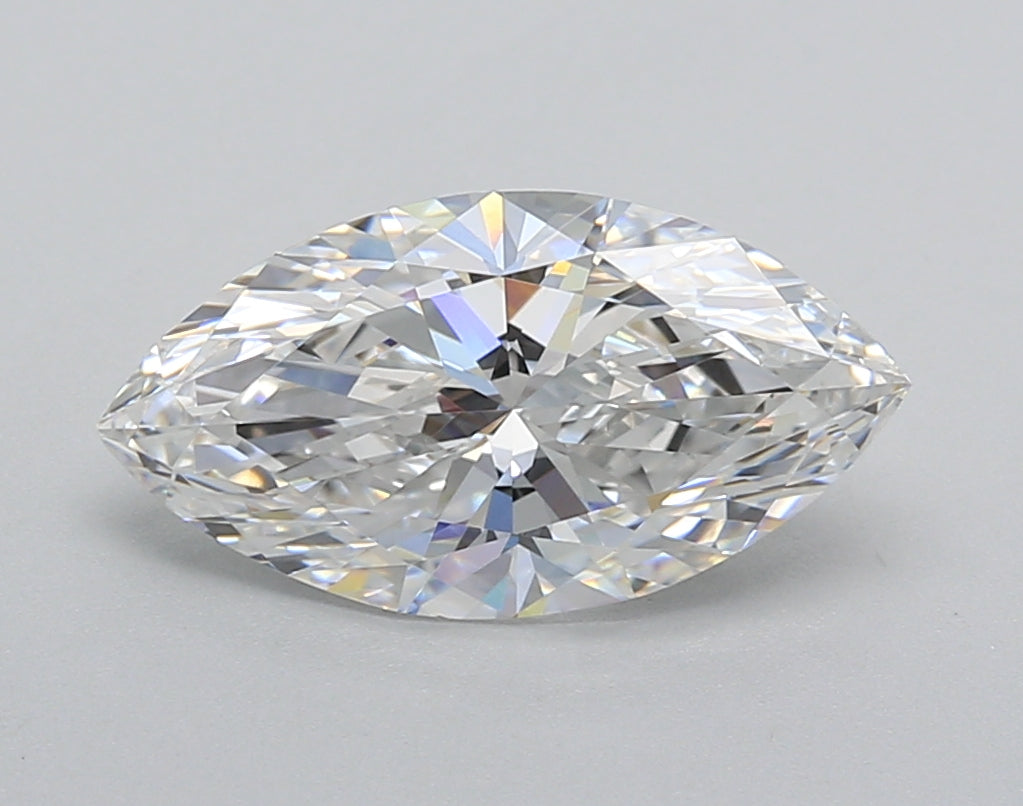 2.02 Carat Marquise Shaped, Excellent Cut, E Color, VVS2 Clarity, IGI Certified Lab Grown Diamond