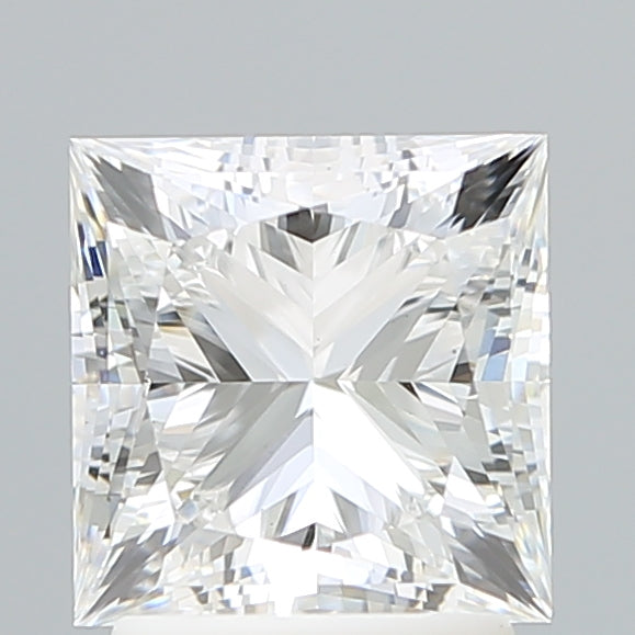 2.44 Carat Princess Shaped, Ideal Cut, E Color, VS1 Clarity, IGI Certified Lab Grown Diamond