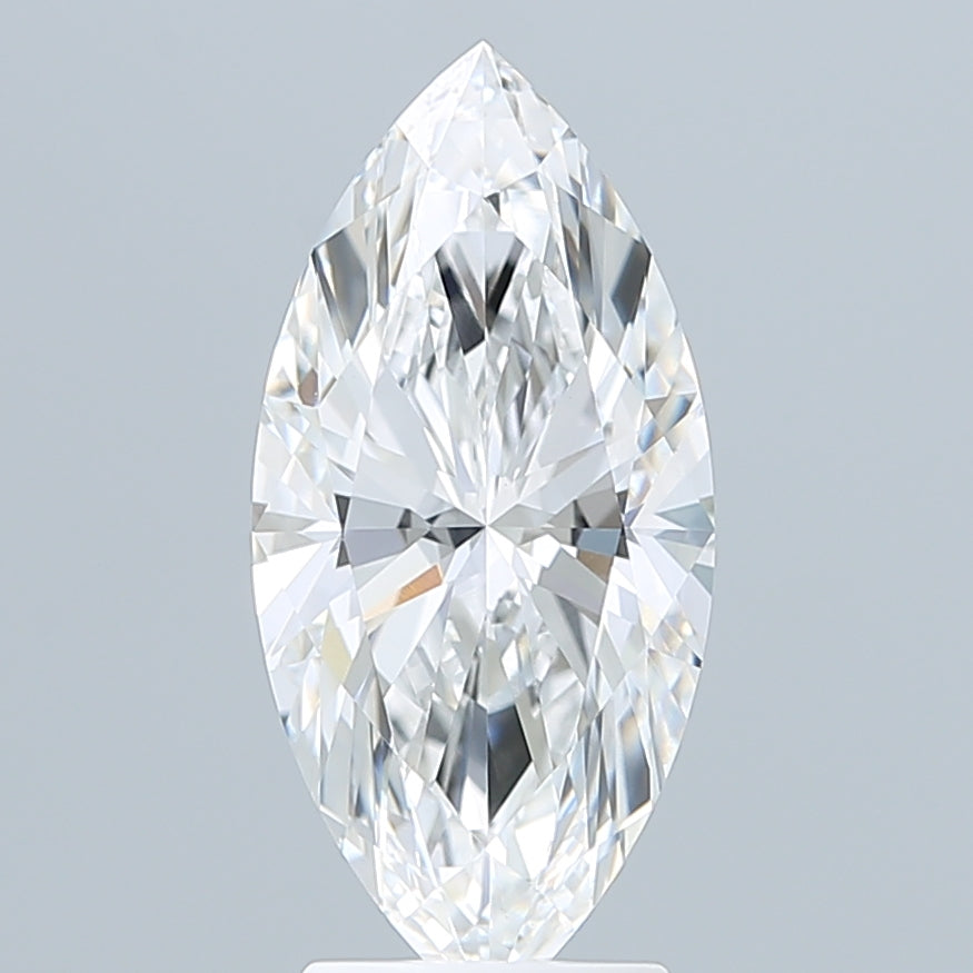 3.06 Carat Marquise Shaped, Ideal Cut, E Color, VVS2 Clarity, IGI Certified Lab Grown Diamond