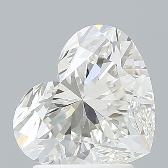 2.20 Carat Heart Shaped, Ideal Cut, F Color, VVS2 Clarity, IGI Certified Lab Grown Diamond