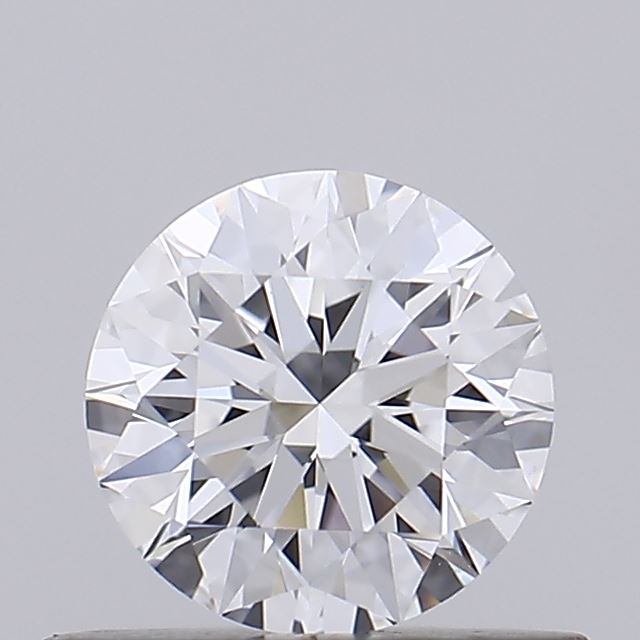 0.53 Carat Round Shaped, Ideal Cut, D Color, VVS2 Clarity, IGI Certified Lab Grown Diamond