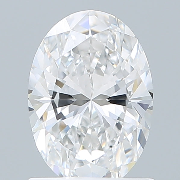 1.10 Carat Oval Shaped, Ideal Cut, D Color, VVS2 Clarity, IGI Certified Lab Grown Diamond