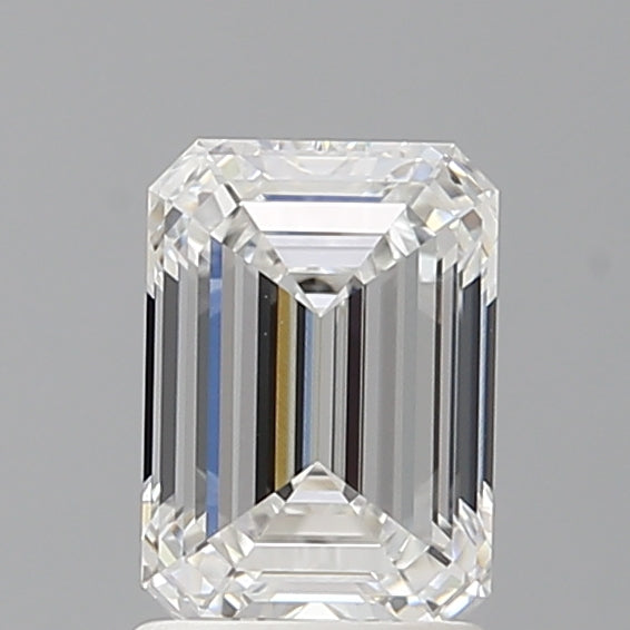 1.58 Carat Emerald Shaped, Ideal Cut, E Color, VVS1 Clarity, IGI Certified Lab Grown Diamond