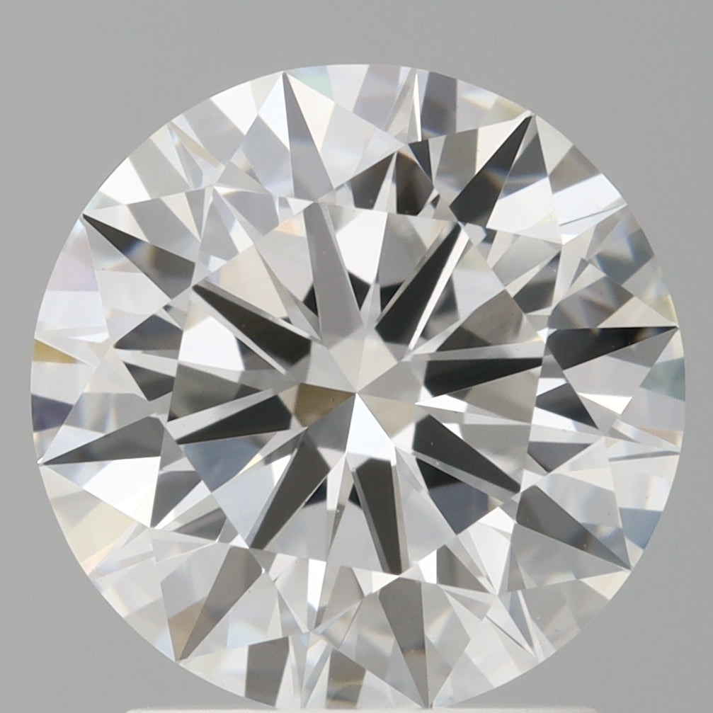 2.01 Carat Round Shaped, Ideal Cut, E Color, VVS2 Clarity, IGI Certified Lab Grown Diamond