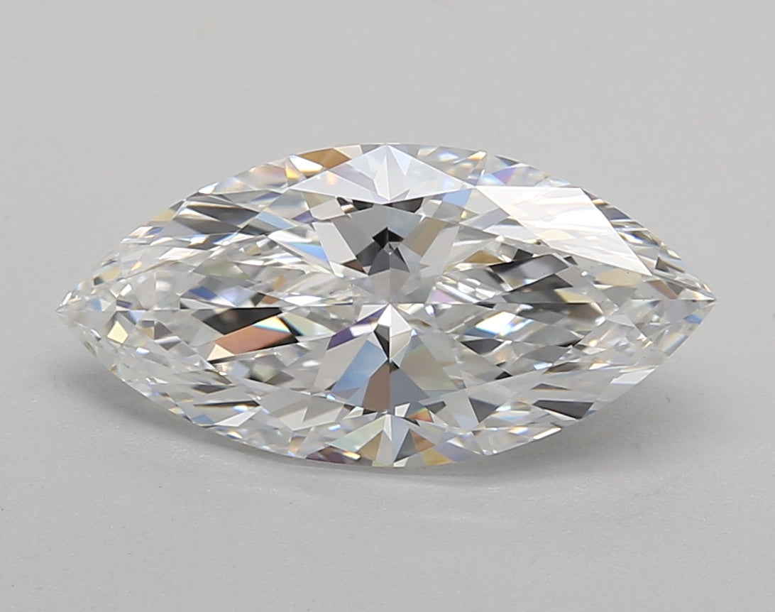2.54 Carat Marquise Shaped, Very Good Cut, E Color, VS1 Clarity, IGI Certified Lab Grown Diamond