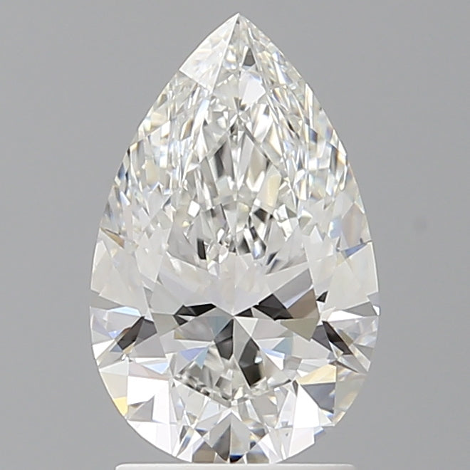2.05 Carat Pear Shaped, Ideal Cut, F Color, VVS1 Clarity, IGI Certified Lab Grown Diamond