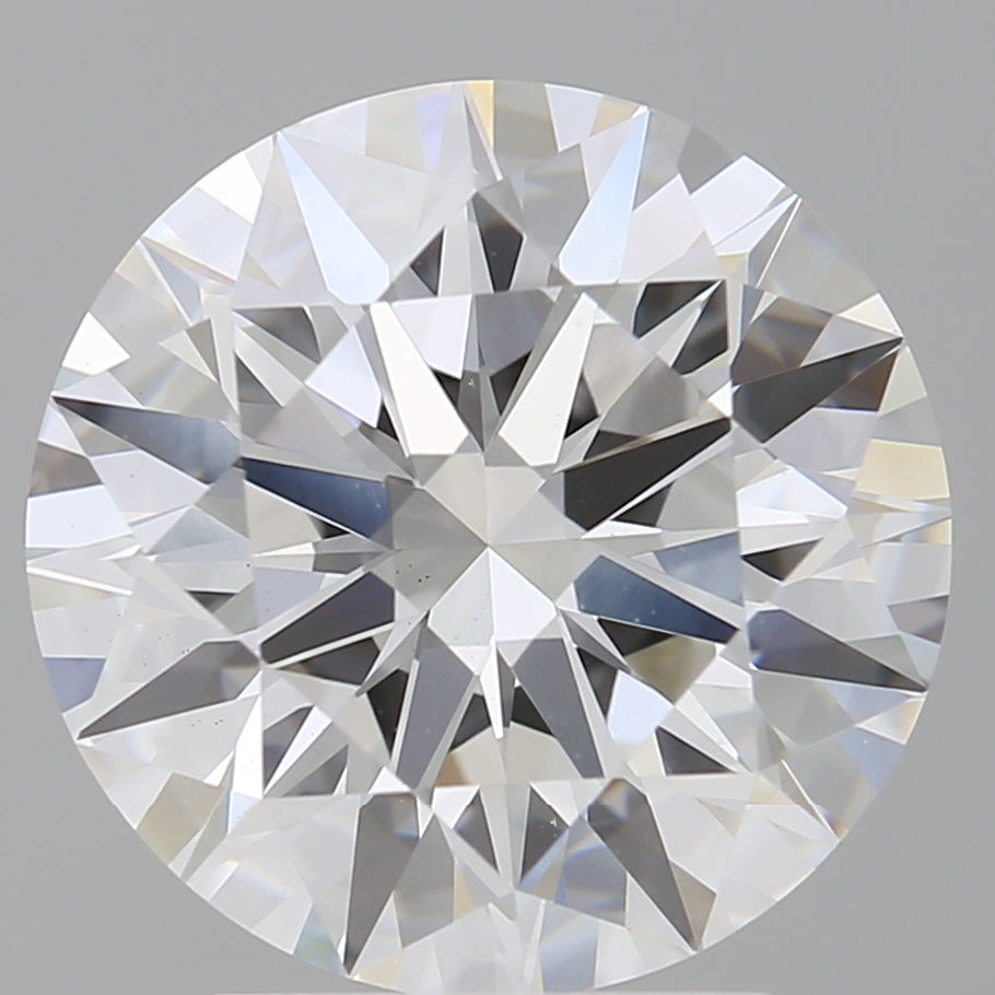 3.55 Carat Round Shaped, Excellent Cut, E Color, VS1 Clarity, IGI Certified Lab Grown Diamond