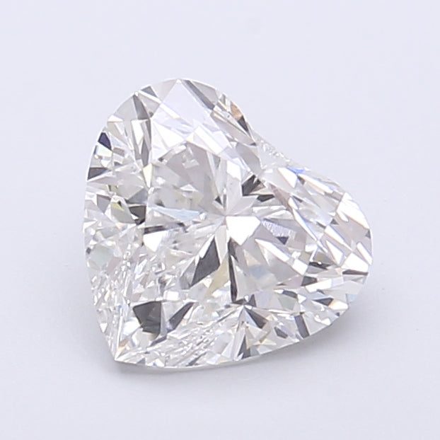 1.48 Carat Heart Shaped, Very Good Cut, E Color, VS1 Clarity, IGI Certified Lab Grown Diamond