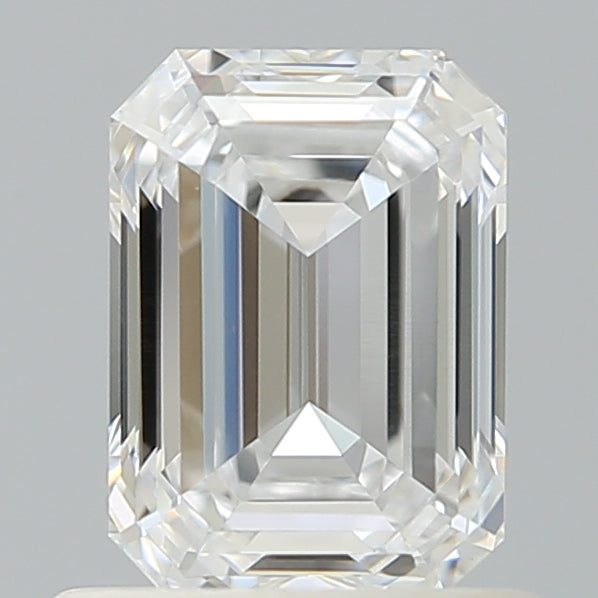 1.00 Carat Emerald Shaped, Ideal Cut, D Color, VS2 Clarity, IGI Certified Lab Grown Diamond