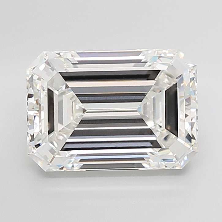 9.66 Carat Emerald Shaped, Ideal Cut, F Color, VS1 Clarity, IGI Certified Lab Grown Diamond