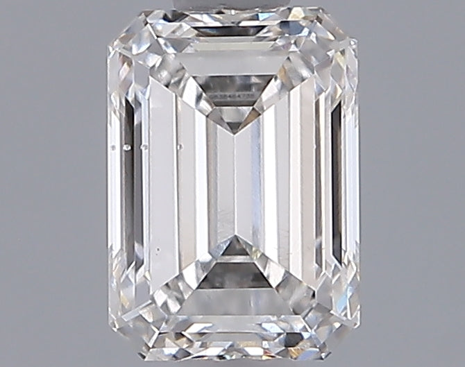 1.00 Carat Emerald Shaped, Ideal Cut, F Color, VS2 Clarity, IGI Certified Lab Grown Diamond