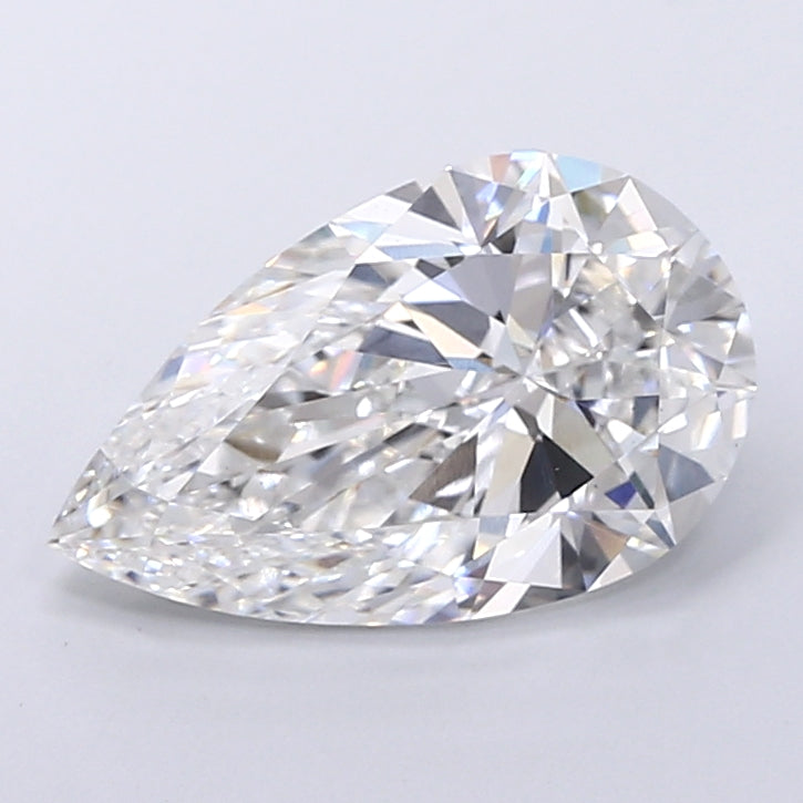 4.55 Carat Pear Shaped, Very Good Cut, E Color, VS1 Clarity, IGI Certified Lab Grown Diamond
