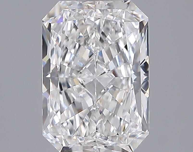 1.98 Carat Radiant Shaped, Ideal Cut, E Color, VVS2 Clarity, IGI Certified Lab Grown Diamond