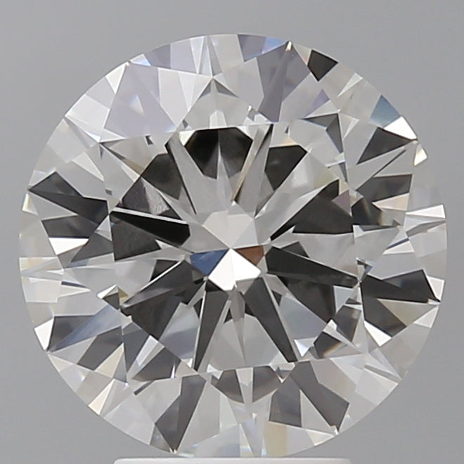4.53 Carat Round Shaped, Excellent Cut, F Color, VVS2 Clarity, IGI Certified Lab Grown Diamond