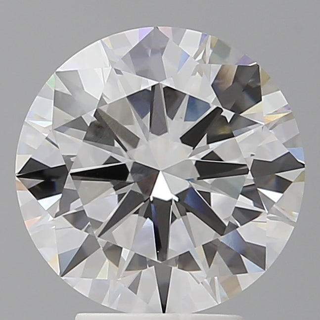 4.03 Carat Round Shaped, Excellent Cut, E Color, VVS2 Clarity, IGI Certified Lab Grown Diamond
