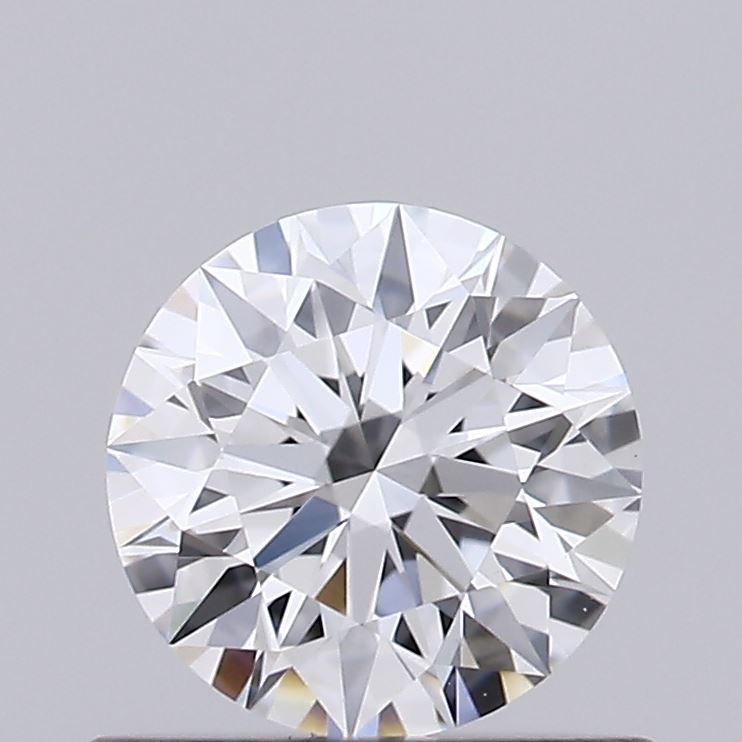 0.53 Carat Round Shaped, Ideal Cut, D Color, VVS2 Clarity, IGI Certified Lab Grown Diamond