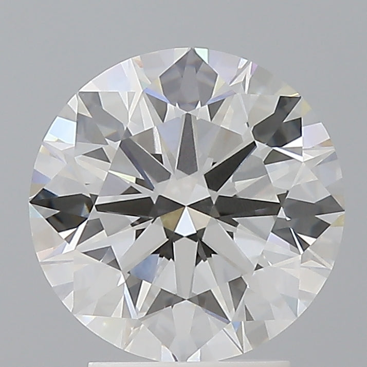 3.09 Carat Round Shaped, Ideal Cut, F Color, VVS2 Clarity, IGI Certified Lab Grown Diamond