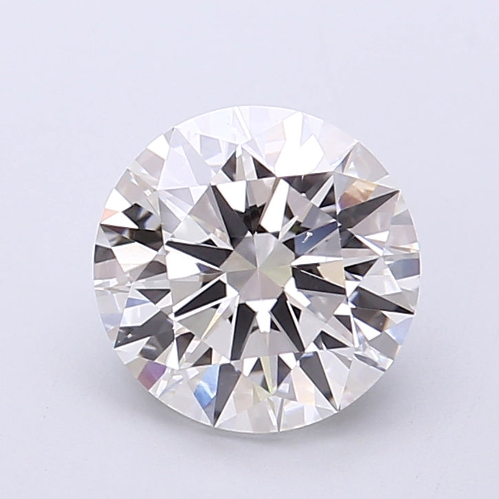 2.06 Carat Round Shaped, Ideal Cut, E Color, VVS2 Clarity, IGI Certified Lab Grown Diamond