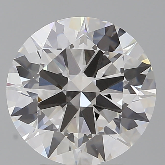 3.98 Carat Round Shaped, Excellent Cut, F Color, VVS2 Clarity, IGI Certified Lab Grown Diamond