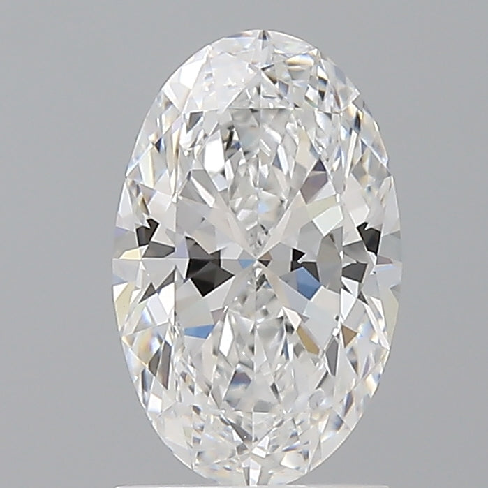 1.56 Carat Oval Shaped, Ideal Cut, D Color, VVS2 Clarity, IGI Certified Lab Grown Diamond