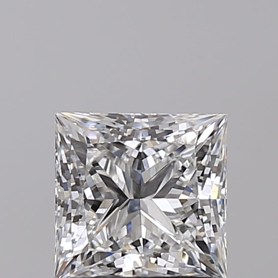 1.01 Carat Princess Shaped, Ideal Cut, E Color, VS1 Clarity, IGI Certified Lab Grown Diamond