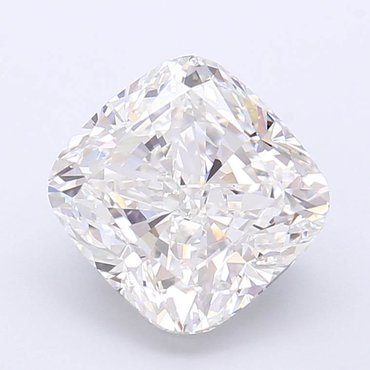 4.05 Carat Cushion Shaped, Very Good Cut, E Color, VVS2 Clarity, IGI Certified Lab Grown Diamond