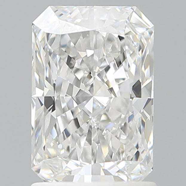 1.59 Carat Radiant Shaped, Ideal Cut, E Color, VVS2 Clarity, IGI Certified Lab Grown Diamond