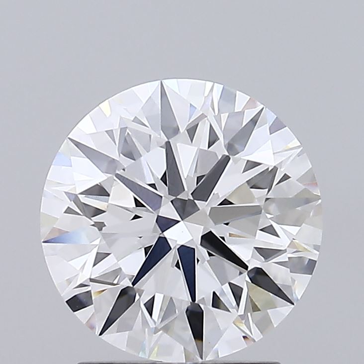 2.09 Carat Round Shaped, Ideal Cut, F Color, VVS2 Clarity, IGI Certified Lab Grown Diamond