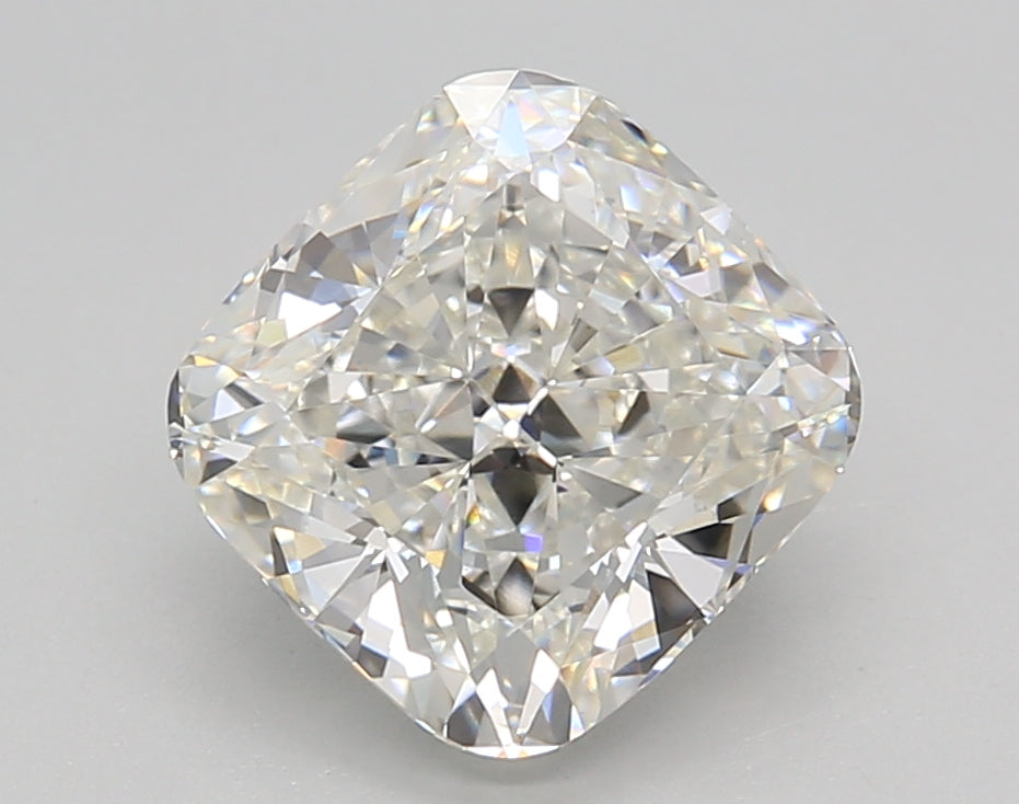 3.02 Carat Cushion Shaped, Ideal Cut, F Color, VVS2 Clarity, IGI Certified Lab Grown Diamond