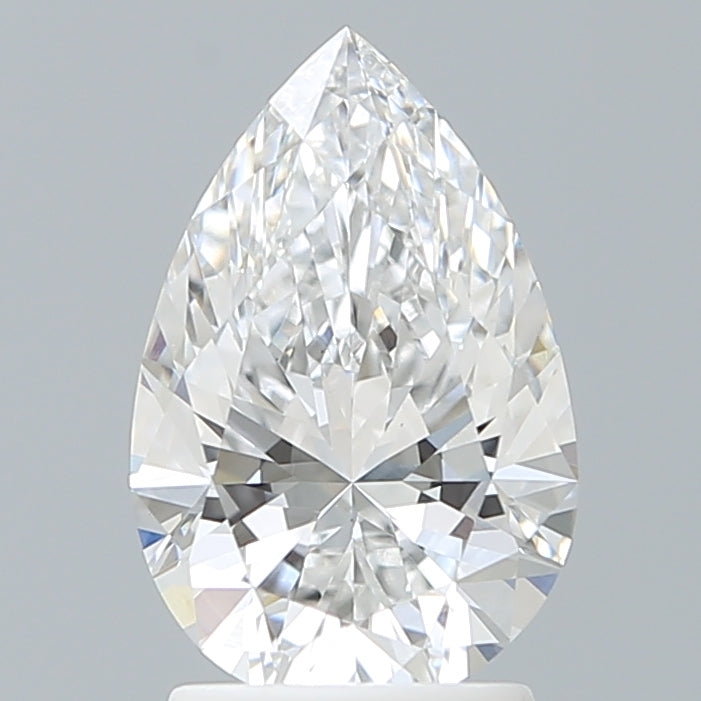 2.12 Carat Pear Shaped, Ideal Cut, E Color, VVS2 Clarity, IGI Certified Lab Grown Diamond
