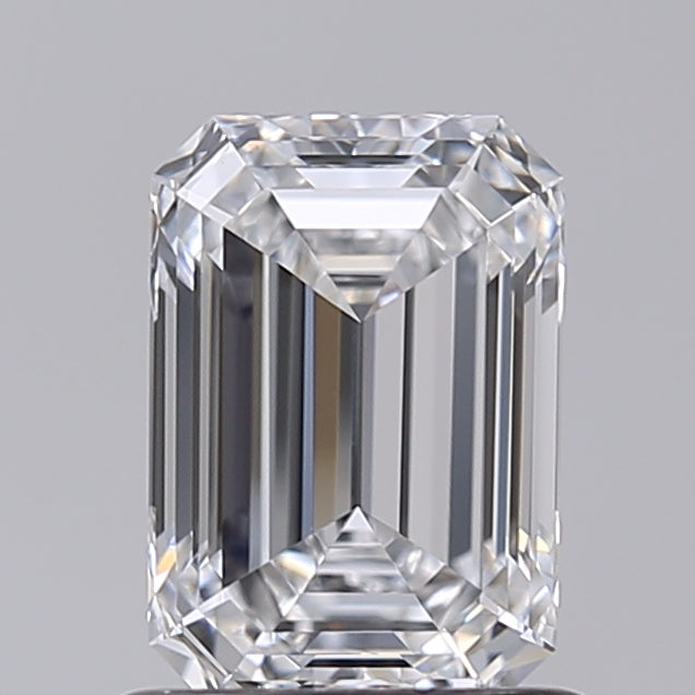 1.02 Carat Emerald Shaped, Excellent Cut, D Color, VVS2 Clarity, IGI Certified Lab Grown Diamond