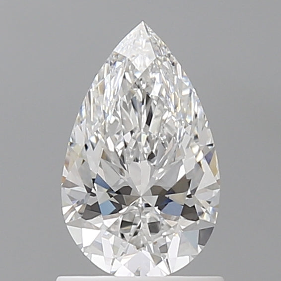 1.06 Carat Pear Shaped, Ideal Cut, D Color, VVS1 Clarity, IGI Certified Lab Grown Diamond