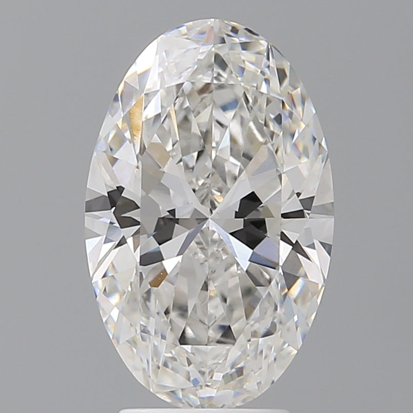 4.10 Carat Oval Shaped, Ideal Cut, E Color, VVS2 Clarity, IGI Certified Lab Grown Diamond