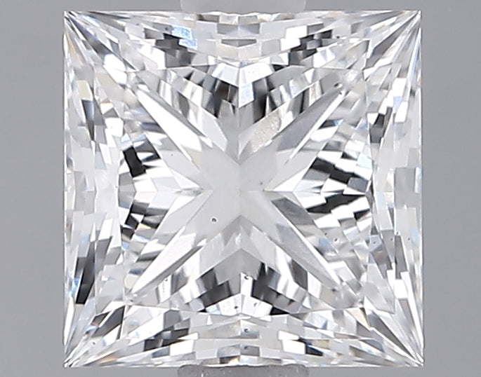 1.96 Carat Princess Shaped, Ideal Cut, D Color, VS1 Clarity, IGI Certified Lab Grown Diamond