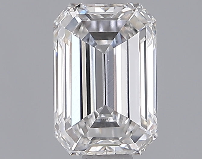 0.97 Carat Emerald Shaped, Ideal Cut, G Color, VVS2 Clarity, IGI Certified Lab Grown Diamond