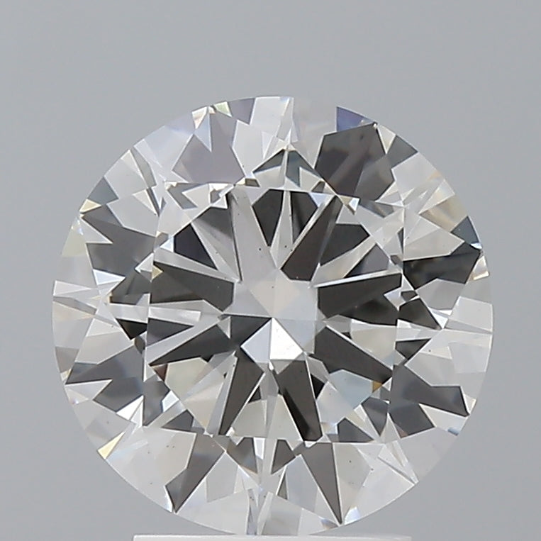 3.00 Carat Round Shaped, Excellent Cut, E Color, VS1 Clarity, IGI Certified Lab Grown Diamond