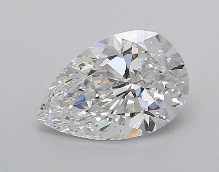 1.01 Carat Pear Shaped, Excellent Cut, D Color, VVS2 Clarity, IGI Certified Lab Grown Diamond