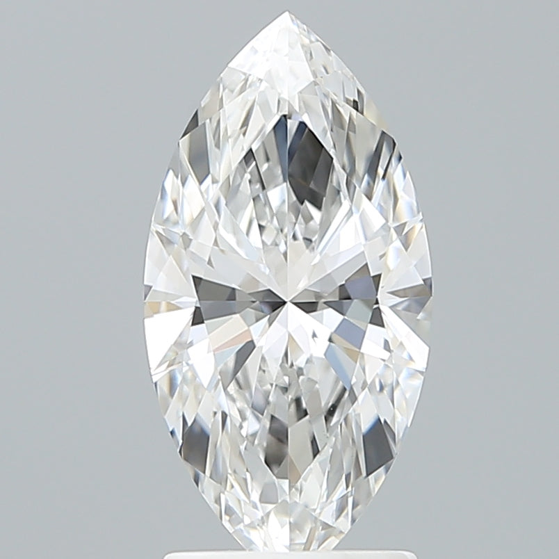 2.10 Carat Marquise Shaped, Ideal Cut, E Color, VVS2 Clarity, IGI Certified Lab Grown Diamond