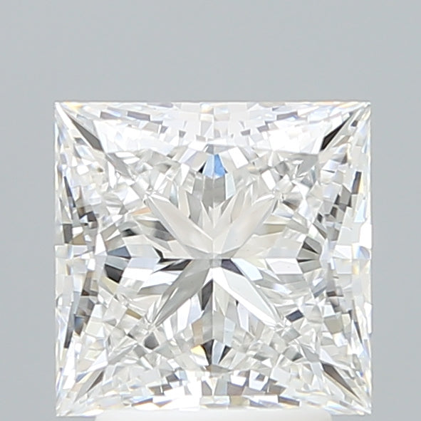 3.09 Carat Princess Shaped, Ideal Cut, D Color, VVS2 Clarity, IGI Certified Lab Grown Diamond