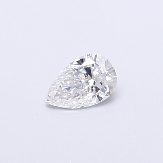 0.30 Carat Pear Shaped, Very Good Cut, D Color, VVS2 Clarity, IGI Certified Lab Grown Diamond