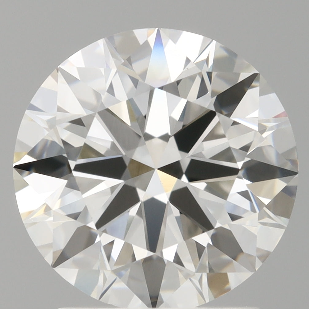2.10 Carat Round Shaped, Ideal Cut, F Color, VVS2 Clarity, IGI Certified Lab Grown Diamond